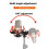 Support de Microphone Antichoc Réglable pour Microphones ISKRM5 AT500 BM-700 6