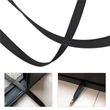 4 Pcs LoRa Flat Cable SMA Male to SMA Female Window and Door Feed Thru Coaxial Cable Extension Adapter for LoRa WiFi