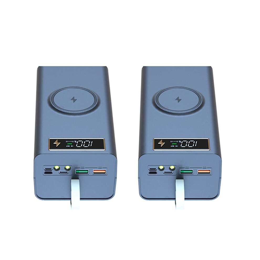 Photos - Charger 2Pcs 21X18650 Battery Storage Box LED Light PD Quick QC3.0 Charge 18650 Battery Power Bank Case Shell 15W Charging A