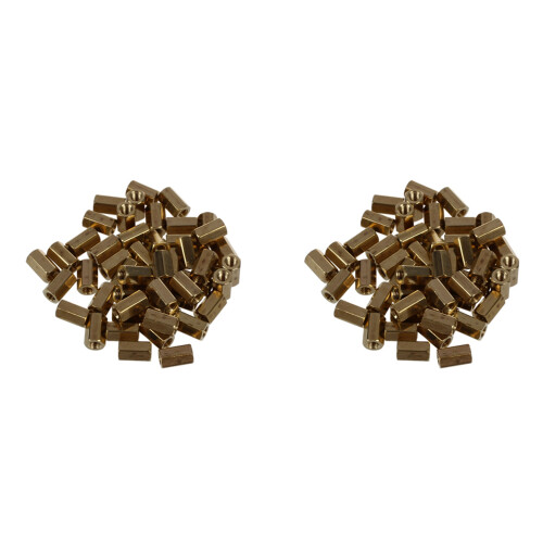 200X Metall Hex M3 Innengewinde Standoff PCB Spacer 8mm Koerper