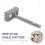 SDS  Square Hole Cutter for 86-Type Electrical Junction Boxes, Heavy-Duty Concrete Wall Punch Tool 2 Pack 5