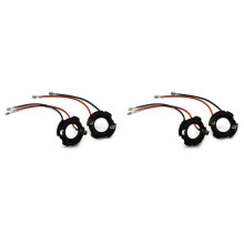 H7 LED Adapter for MK5 5 Auto Parts Base Headlight Holder with Wire 4Pcs D119A