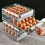 Drawer Type Egg Storage Box Refrigerator Fresh Keeping Egg Finishing Artifact Kitchen Large Capacity Egg Tray-Grey 7