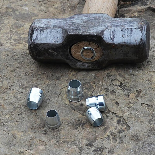 Conjunto de 10 Cunhas de Aço para Cabo de Martelo, Compatíveis com Machados e Martelos de Unha. 2