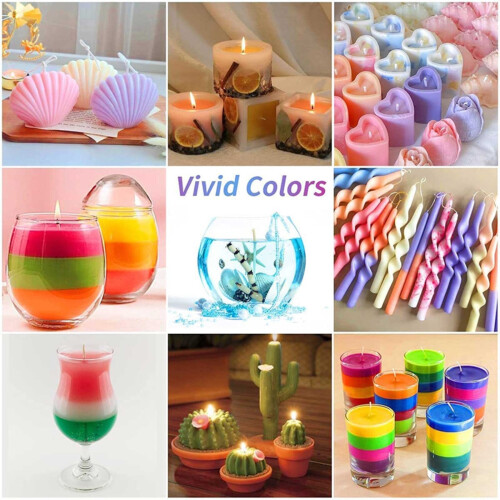 Candle dye 24 colors for soy wax DIY candle making 2
