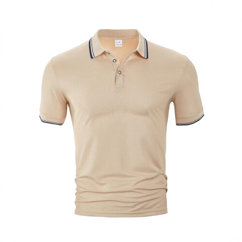 (White, S) Polo da uomo a maniche corte, ampia e traspirante, ideale per l'estate. 2