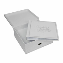 Celebrations Keepsake Box with Drawer & Photo Album - Twinkle Twinkle