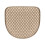 Seat cushion polyester gold rectangle interior meditation 1 2