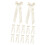 Balett rosettband i satin, 12-pack 5