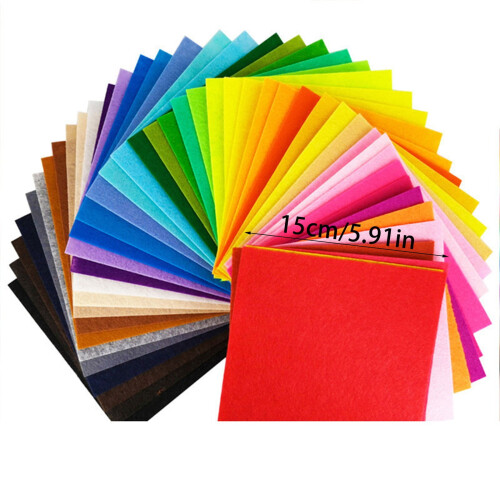 Nonwoven Fabric Sheets 40 Colors 8x8 Inch 2