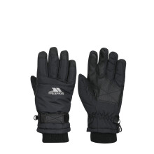 (8/10, Black) Trespass Unisex Kids Padded Ski Gloves Ruri II