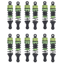 12 Pezzi di Ricambio per Auto PX 9300-01A RC Ammortizzatore Idraulico 1:18 RC