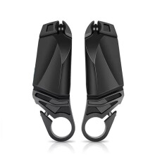 Bike Rear View Mirror Foldable Alloy Vice Handle Cycling Bar Ends 360 Rotation Bicycle Handlebar Rearview