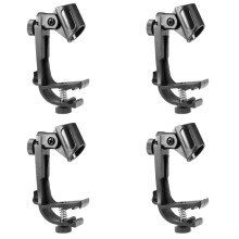 4 Pcs Microphone Clip Drum Clip Shockproof Microphone Clip Microphone Stand Shockproof Musical Instrument Accessories_M