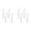 8 Pack Extendable Plastic Paint Brush Case, Clear Long Paint Brush Holder Tube, Storage Pencil Container 1