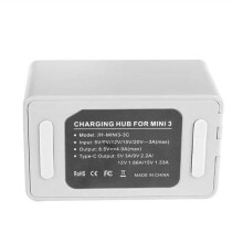 Three Channel Two-Way Charger Hub for 4 Pro/ 3 Pro Battery for 3 Pro Battery Charger Drone Accessories