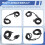 For  XJ (X351) 2010-2016 Wiper Spray Hose Headlight Washer Jet Hose C2D1411 5