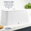 Swan Swan Windsor 16L Bread Bin, White, SWKA18539WHT 4