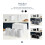 Swan Swan Windsor 16L Bread Bin, White, SWKA18539WHT 5