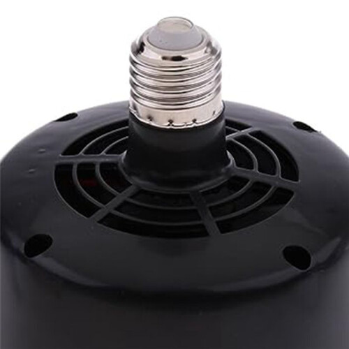 Insulation Lamp  Constant Temperature for Pets Brooding Heating Lamp Warm Air Lamp Reptile Insulation Lamp(Black) 2