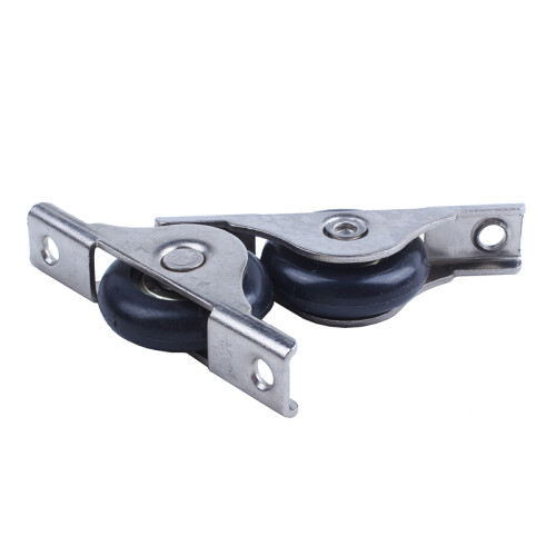 2 Pcs Nylon Single Axle Sliding Door Roller Window Sash Pulley Wheel 1