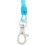 2X Lobster Hook   Spring Stretchy Coil Keyring Keychain Strap Rope Cord 6