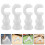 4Pièces Fixations Tringles Rideaux Bois, Support Mural Résistant 6
