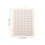 Beige Plastic 60-Hole Rectangular Bathroom Shower Nozzle Replacement 2