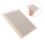 Beige Plastic 60-Hole Rectangular Bathroom Shower Nozzle Replacement 4