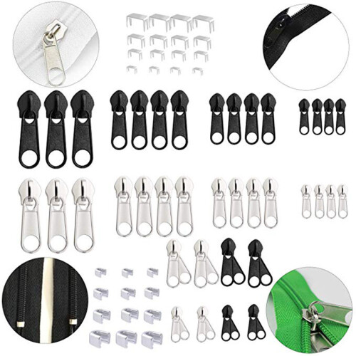 Set 85 Piese Reparații Fermoare Nylon, Glisoare Fermoar #5 1