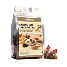 Ginseng-Kräuter-Detox-Tee, mildes, nährendes Getränk zur täglichen Körperpflege