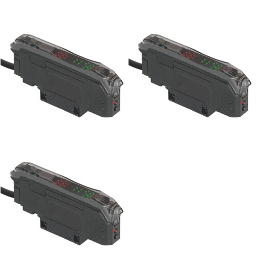 3X Intelligent ER2-22P Dual Digital Fiber Optic Amplifier Sensor Diffuse Reflection Induction Photoelectric