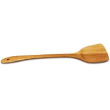 Holz Spatel für Wok - 15,35 Zoll Lange Hand - Holz Spatel Perfekt zum Kochen und Braten - Premium Mischen LöFfel