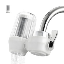 Advanced Faucet Water Filter with Dual-Mode Purification Reduces Chlorine, Lead, Sediment & Odors - High Flow