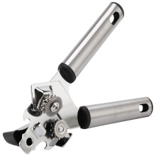 Kitchen Manual Can Opener Stainless Steel Can Opener, Easy Turn Knob Durable Handheld Can Opener with 2 Spare Wheel