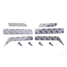 Metal Främre & Bakre Stötfångare Skid Plate Antisladdbräda Uppgraderingar Tillbehör för för Jimny 1/16 RC Bildelar