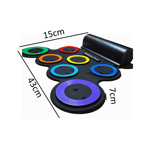 Electronic Drum Pad with Foldable Feature USB Connectivity and 2