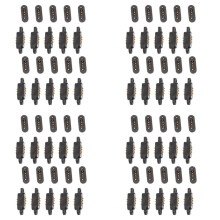 40 Pairs Spring Loaded Magnetic Pogo Pin Connector 3 Positions Magnets Pitch 2.3MM Through Holes Male Female Probe