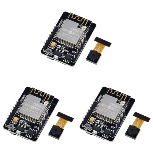 3X ESP32-CAM Ontwikkelbord ESP-32S Multifunctionele WiFi-Module met OV2640-Module WIFI+-Module