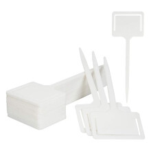 40Pcs Plant Labels 2.5 X 7 Inch Plastic T-Type Tags Nursery Garden Labels Plant Markers for Outdoor and Indoor Garden