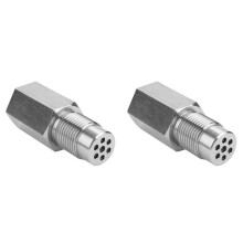 2X Adattatore per Sensore di Ossigeno M18x1,5 In Acciaio Inossidabile, Connettore di Estensione per Sensore di Ossigeno O2, Accessori per Auto