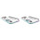 2X for PS5 Slim PRO Game Console Optical Drive Version and Digital Version Multi-Function Cooling Base Controller White 1
