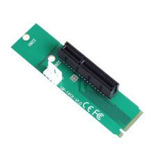 NGFF M2 M.2 do PCI-E 4X 1X Adapter Karty RozszerzająCej Gniazda MęSki na żEńSki MnożNik PCIE dla BTC Bitcoin Miner Mining
