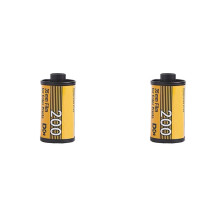 2pcs 200 35mm Film 36 Exposure Roll,Negative Film for LOMO Camera,Compatible with M35 M38 H35 Cameras,Color Print Film