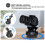 YT-1200 Auto Motorized  360 Timed Panoramic Stabilizer Remote Control for Phone Camera  VS Zifon 10