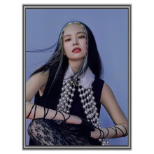 Kit di Pittura Diamante DIY per Adulti, Kit di Pittura con Strass di Cristallo per Trapano Completo per La Decorazione Domestica Jennie Hip-Hop