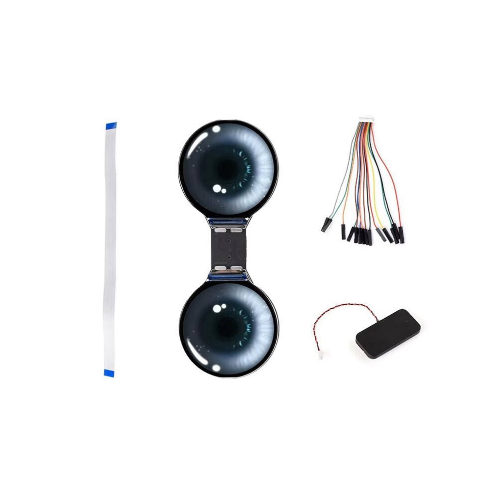 Esp32-S3 1.28" Dual Eye Round Lcd Iot Dev Board, 240X240 Ips, Wifi Bt5, 240Mhz Dual-Core 4712334336354