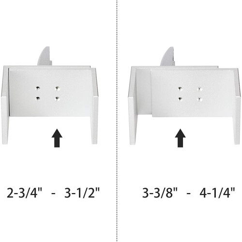 1 Pack Silver Sneeze Guard Clamp Support Office Desk Partition Holder Adjustable Table Securing Screen Clip 2