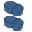 2-Pack Reusable Silicone Snack Containers with Lids for Lunch, Picnic, Office Use 1