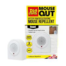 The Big Cheese Mouse Out Battery Powered Ultrasonic Mouse Repellent